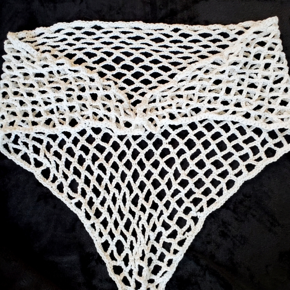 Handmade crochet beach skirt